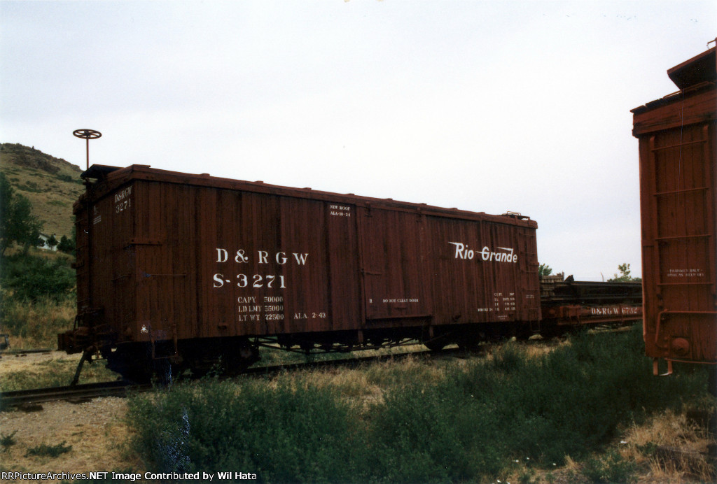 Rio Grande Boxcar 3271